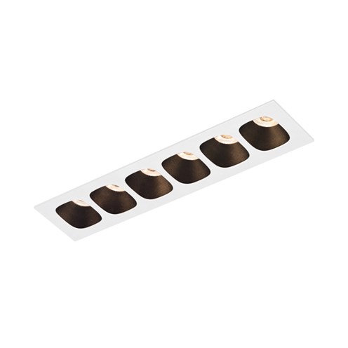 Wever & Ducré+PIRRO PETIT 6.0 LED 14W 1020lm 2700K CRI>90, süvisvalgusti, matt valge/matt must
